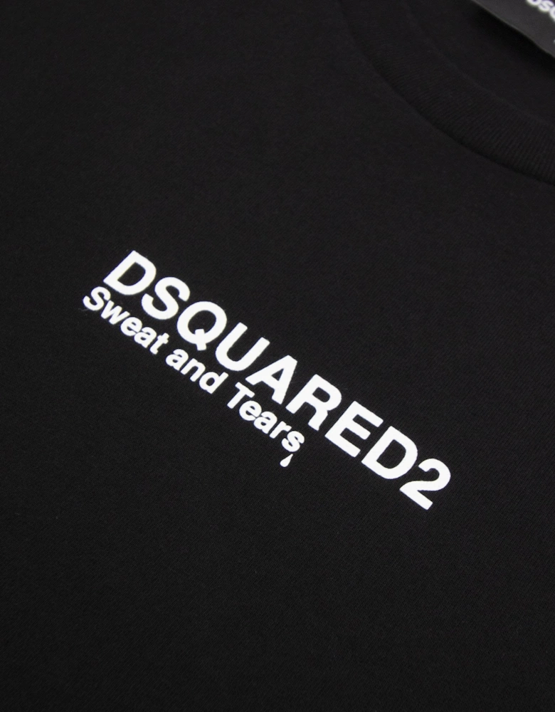 Dsquared2 Sweat And Tears Cool Fit Tee Black 900