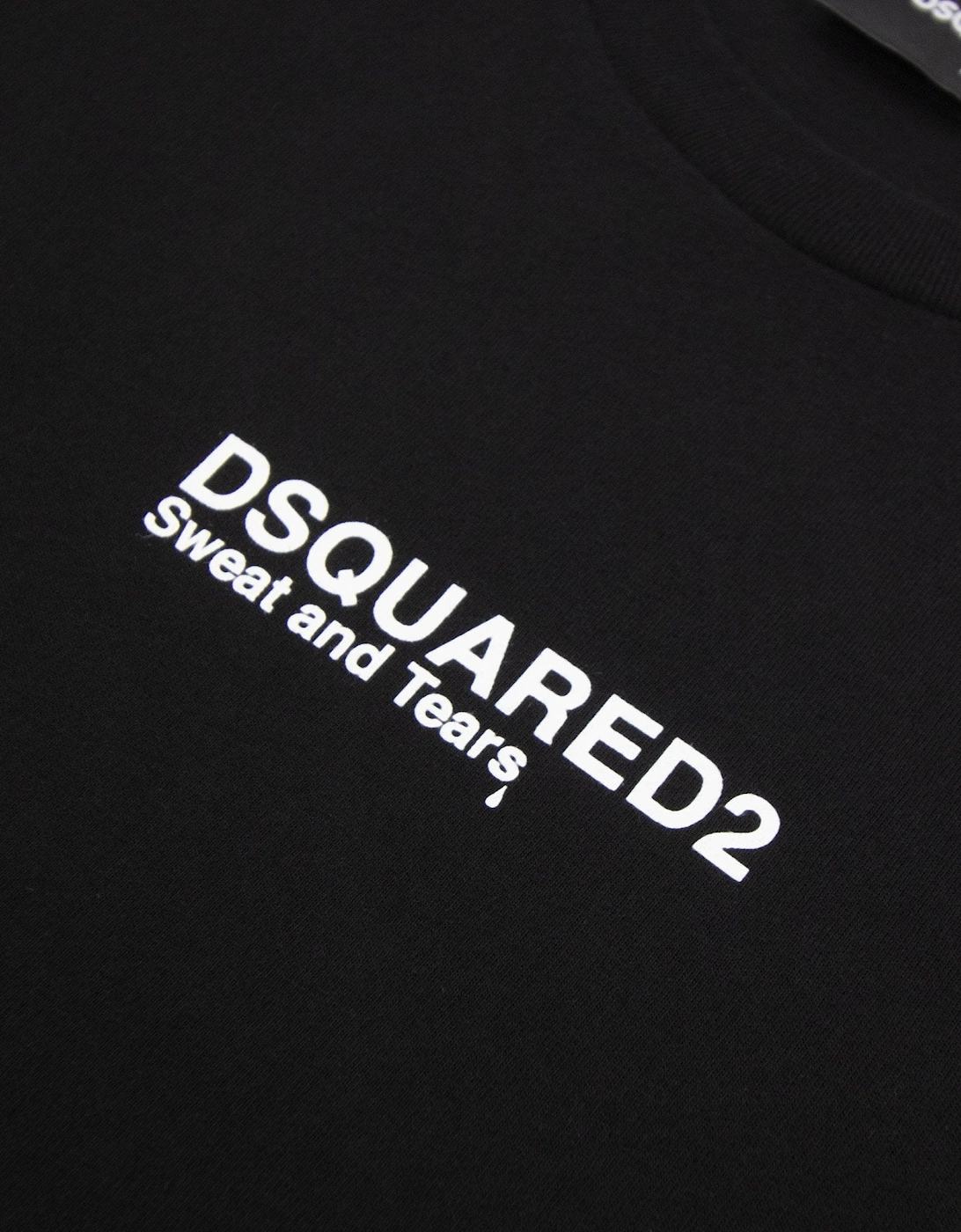 Dsquared2 Sweat And Tears Cool Fit Tee Black 900