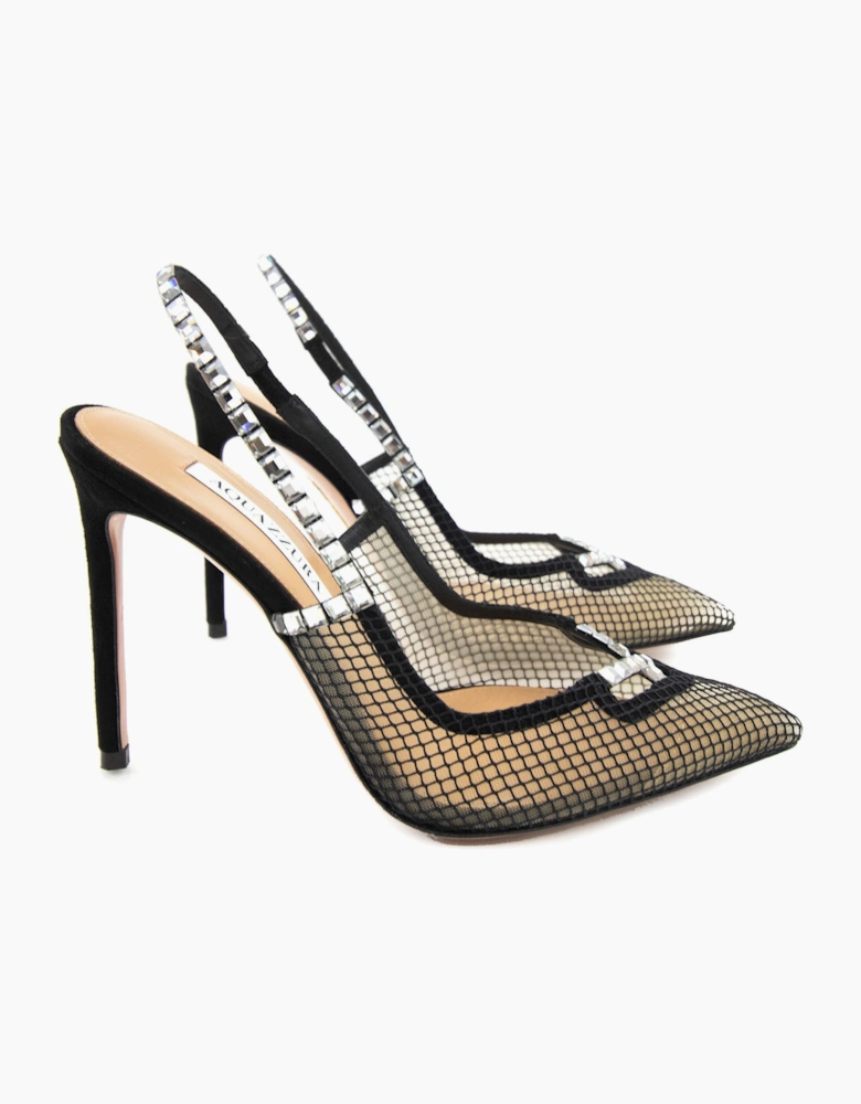 Aquazzura Forbidden Love Sling 105 Black