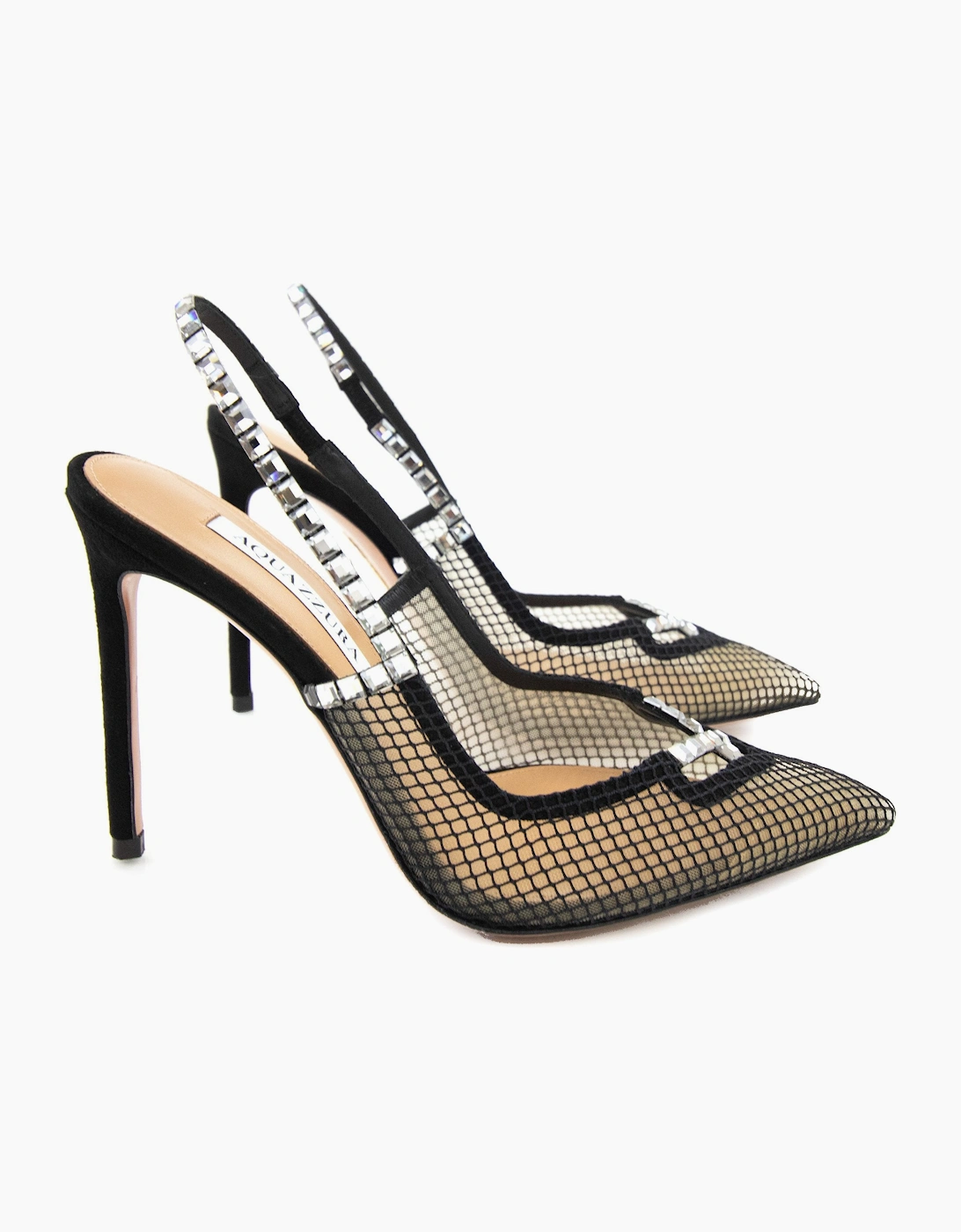 Aquazzura Forbidden Love Sling 105 Black