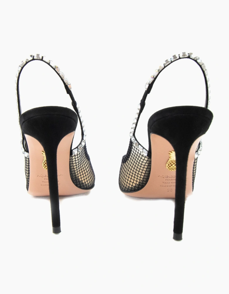 Aquazzura Forbidden Love Sling 105 Black