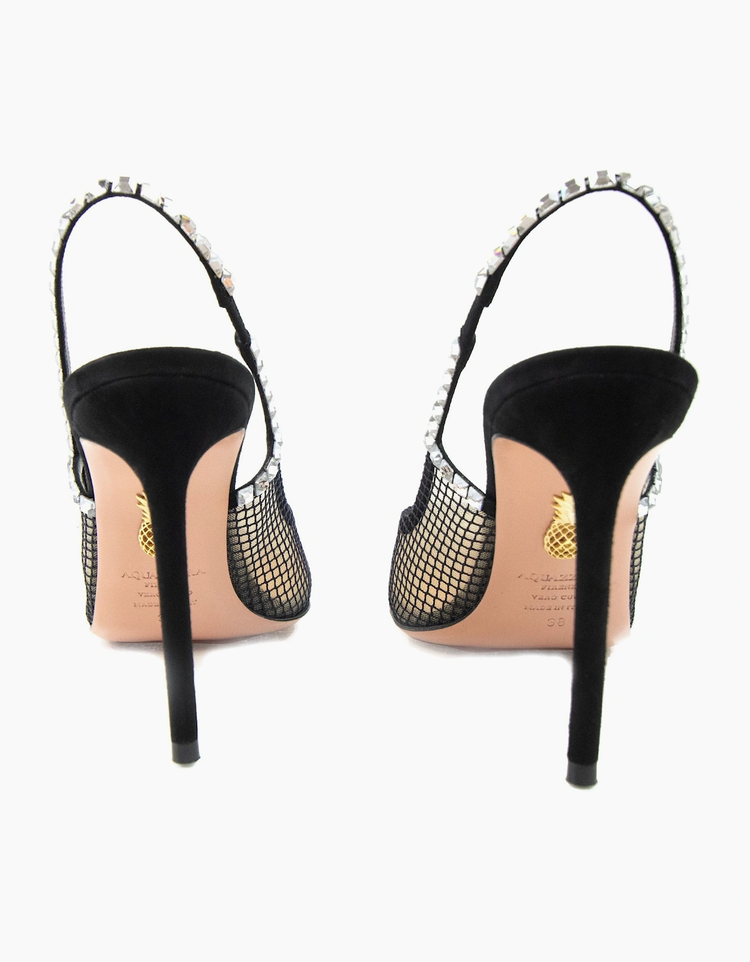 Aquazzura Forbidden Love Sling 105 Black