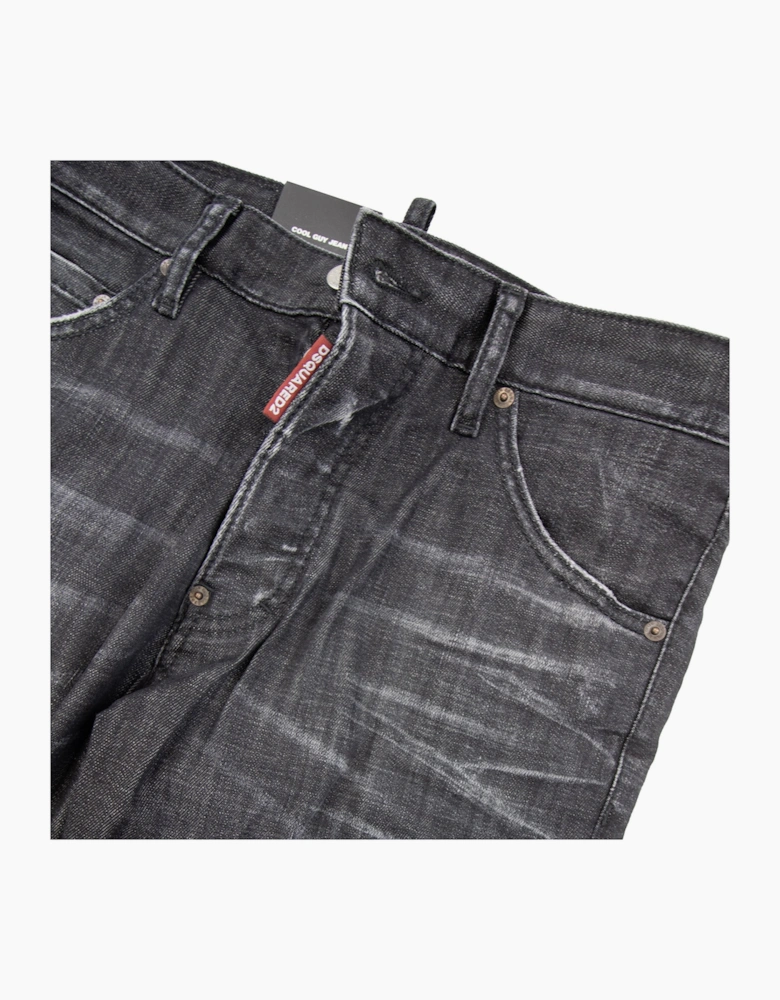 Dsquared2 Black Easy Wash Cool Guy Jeans Black 900