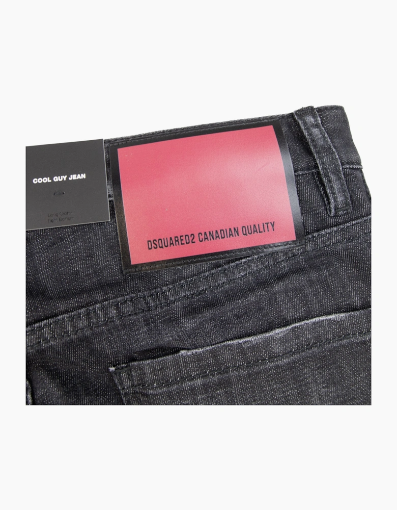 Dsquared2 Black Easy Wash Cool Guy Jeans Black 900