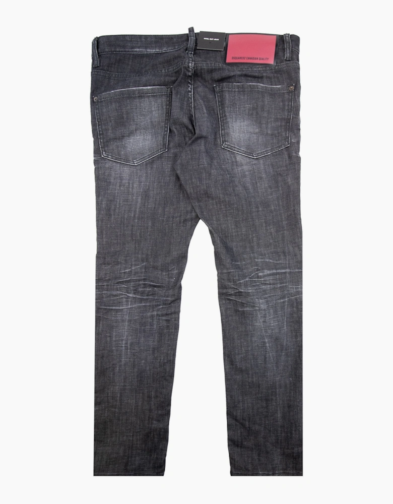 Dsquared2 Black Easy Wash Cool Guy Jeans Black 900