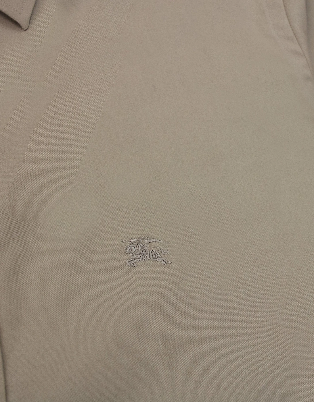 Burberry Check Collar Shirt Dark Honey