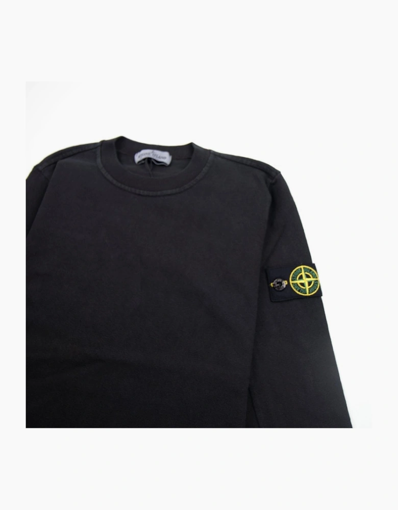 Stone Island Junior Lightweight Crewneck Sweatshirt Black V0129