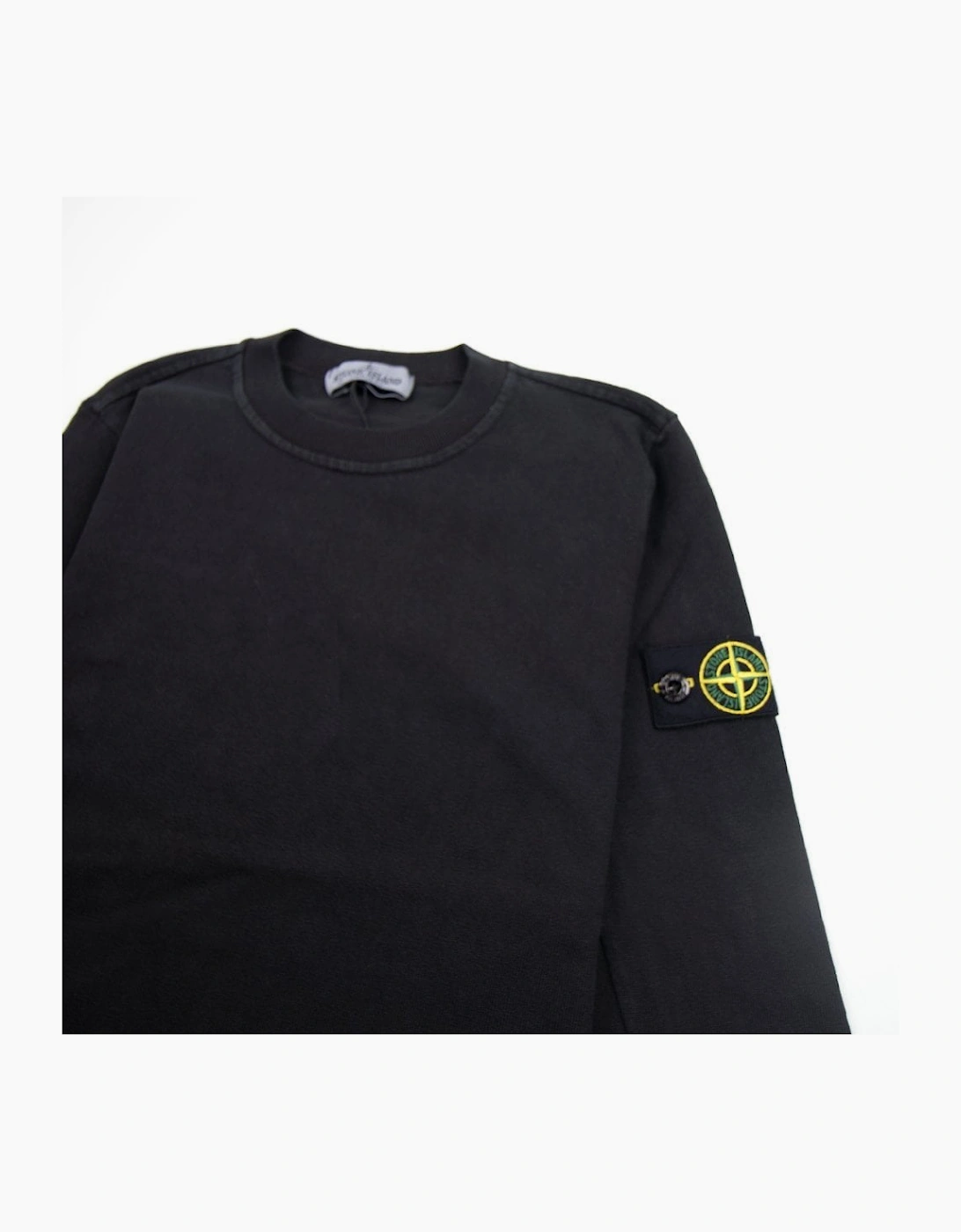 Stone Island Junior Lightweight Crewneck Sweatshirt Black V0129