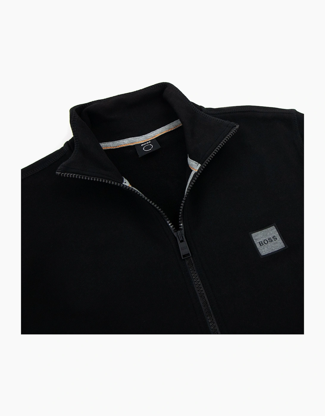 Hugo Boss Zestart 1 Patch Logo Funnel Neck Sweat Black 001