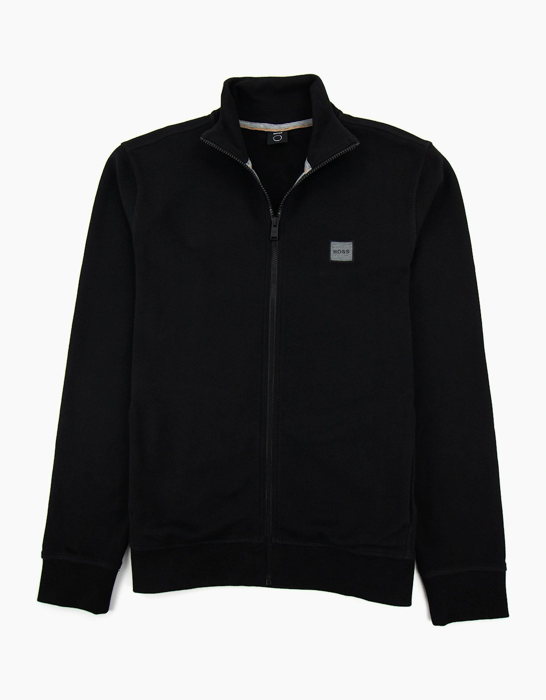Hugo Boss Zestart 1 Patch Logo Funnel Neck Sweat Black 001