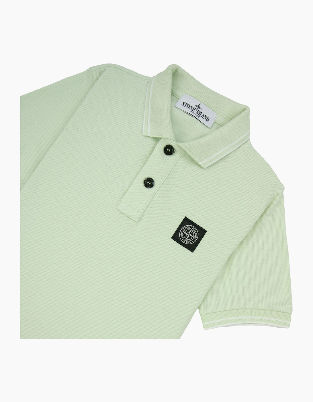 Stone Island Polo Ss Kids Chlorophyll V005c