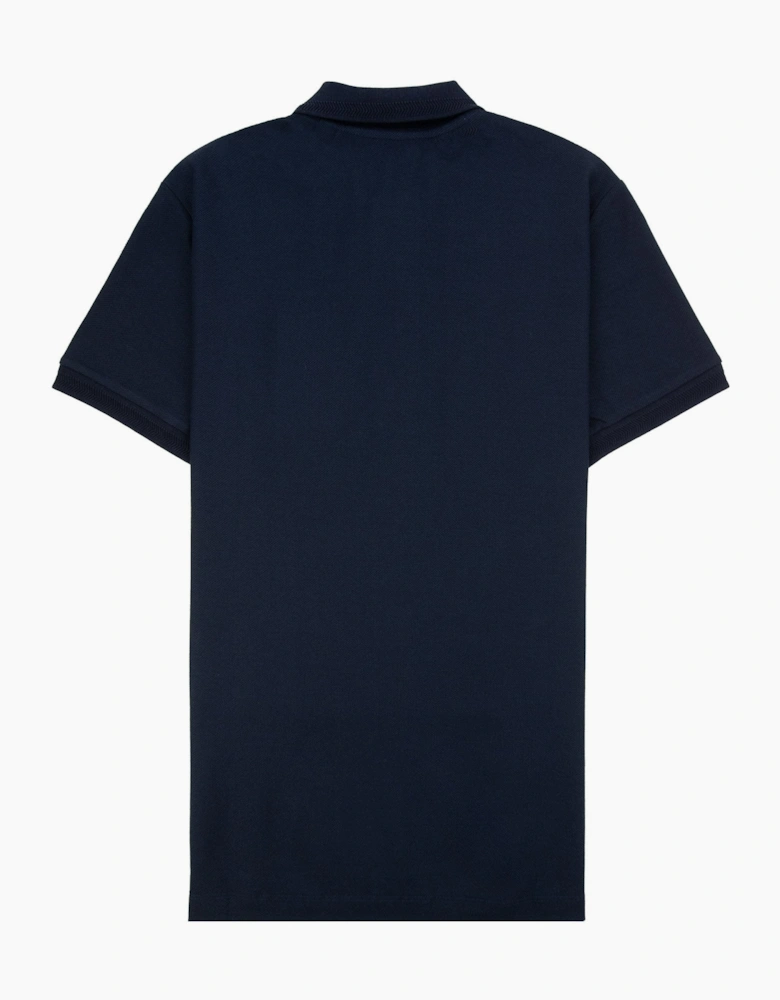 Burberry Eddie Cotton Polo Shirt Coal Blue