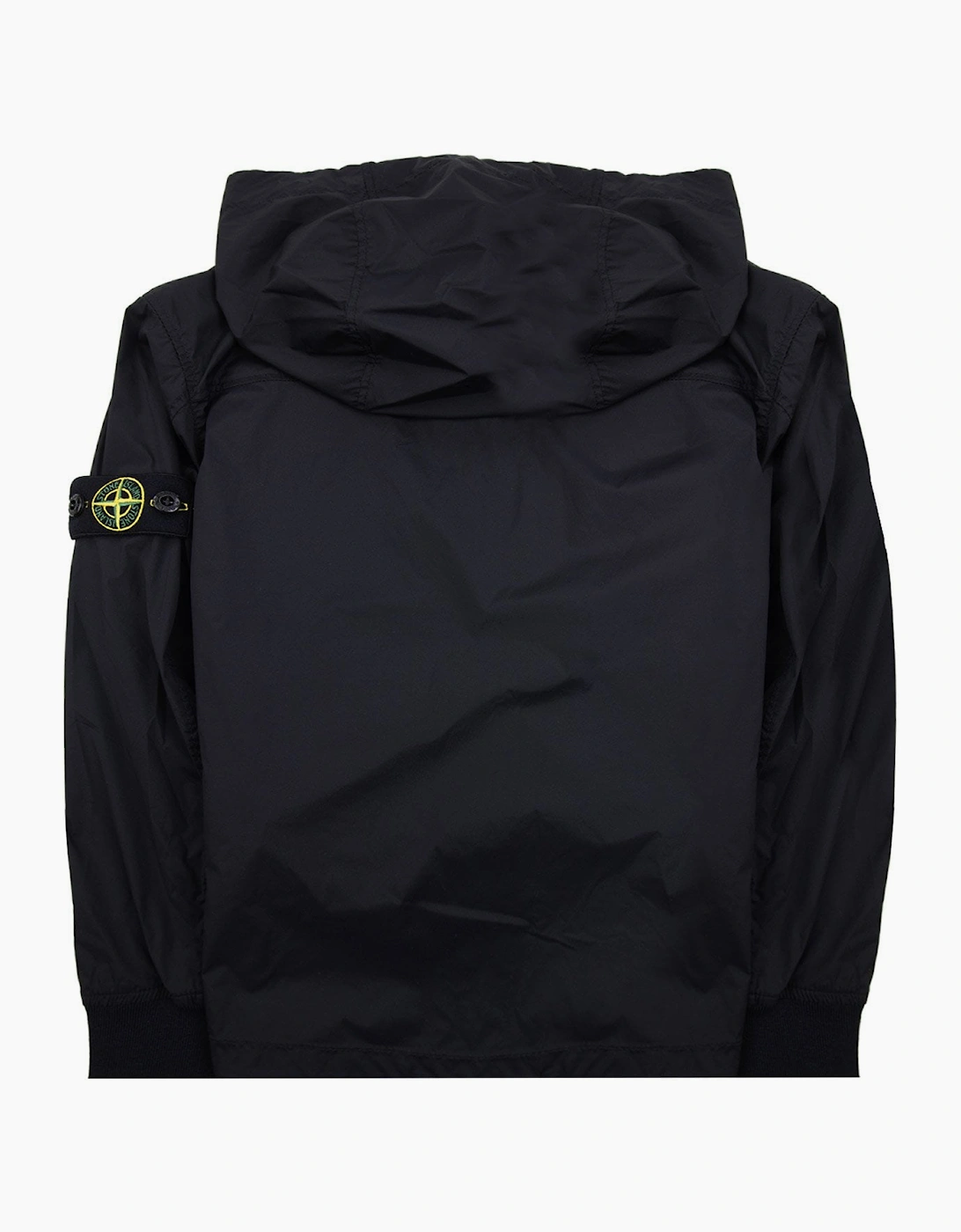 Stone Island Junior 4100005 Skin Touch Wind Resistant Jacket Black V0029