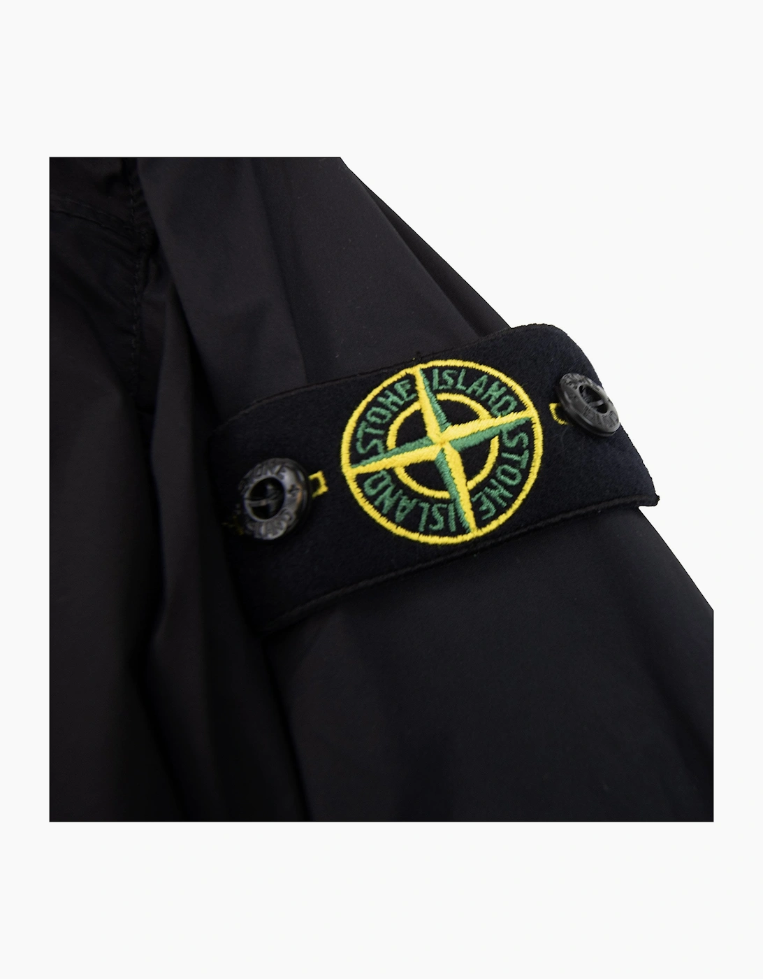Stone Island Junior 4100005 Skin Touch Wind Resistant Jacket Black V0029