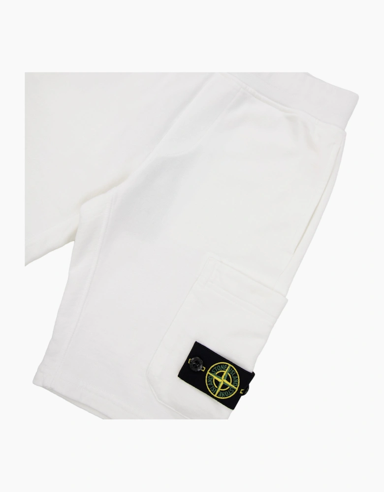 Stone Island Junior S/s Shorts White V0001