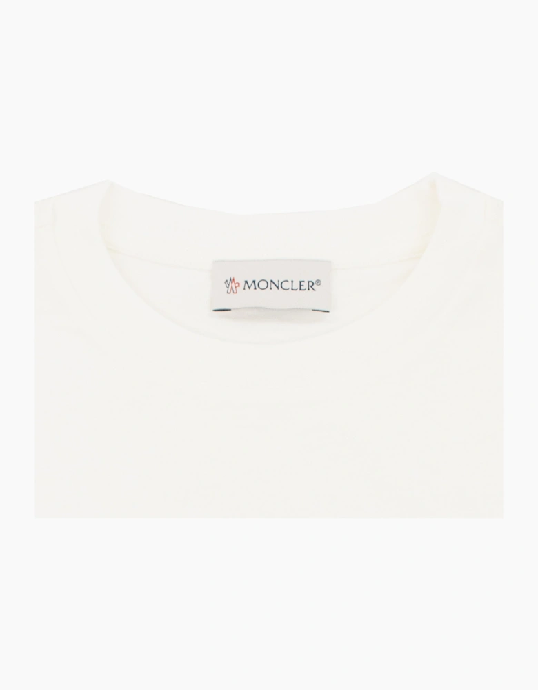 Moncler Junior Logo Motive T Shirt White 034