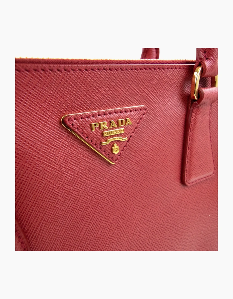 Prada Galleria Saffiano Leather Large Bag Red