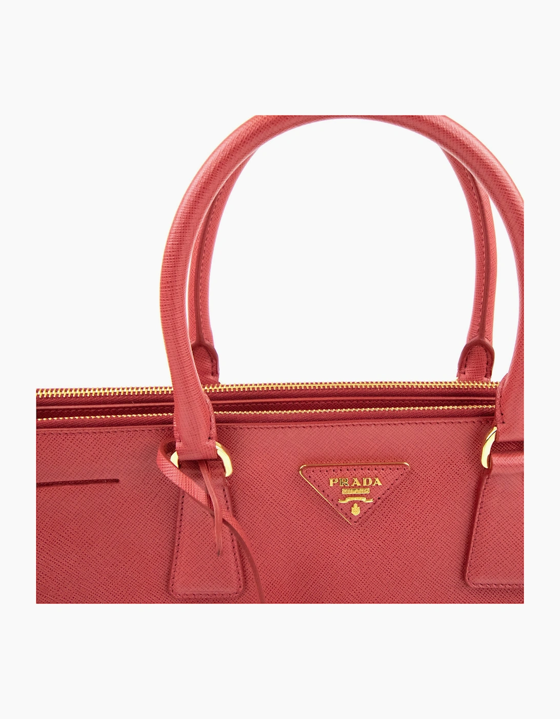 Prada Galleria Saffiano Leather Large Bag Red