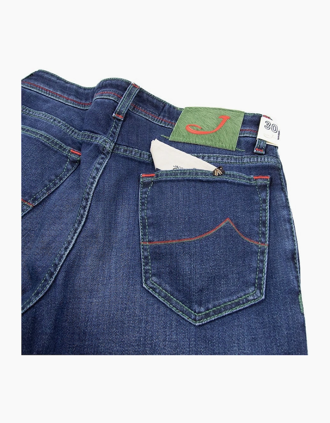 Jacob Cohen Green Tab Jeans Denim