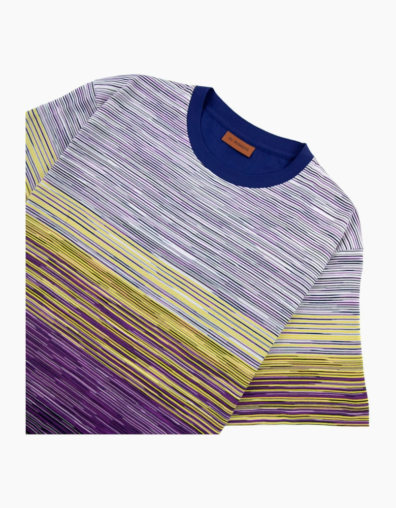Missoni Slub Cotton Jersey Crewneck T Shirt Multi F500r
