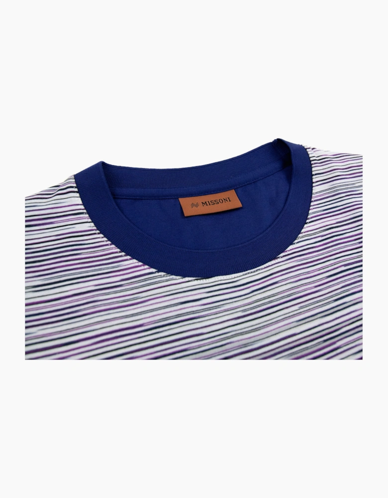 Missoni Slub Cotton Jersey Crewneck T Shirt Multi F500r