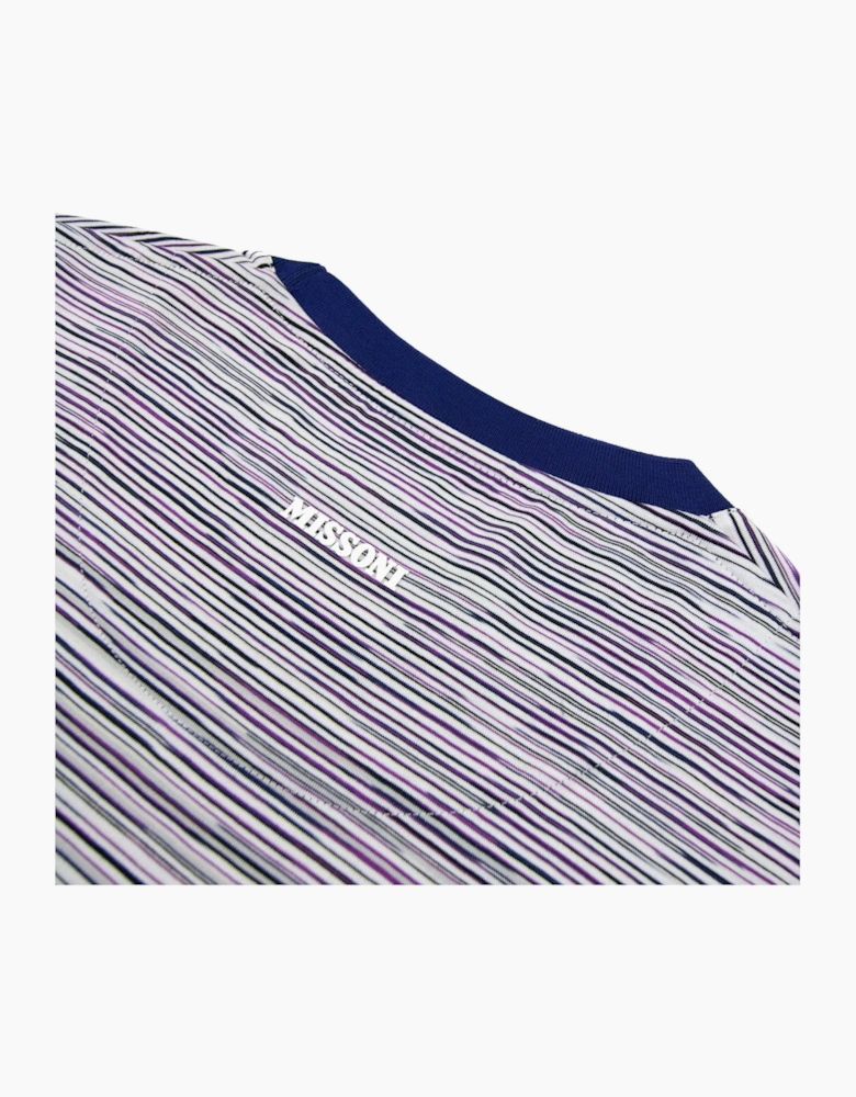 Missoni Slub Cotton Jersey Crewneck T Shirt Multi F500r