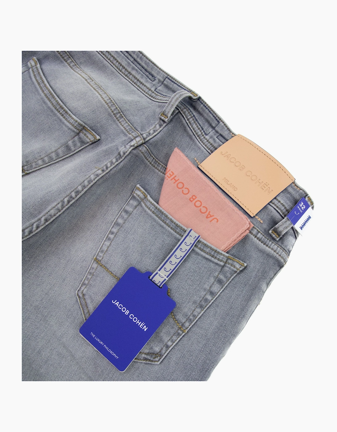 Jacob Cohen Nick Slim Fit Jean Denim Grey 500d