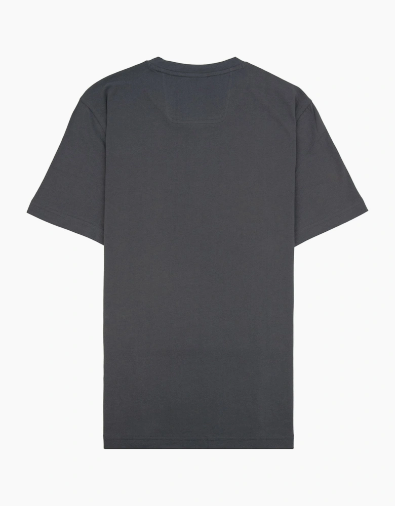 Hugo Boss Tape Logo Tee T Shirt Grey 027