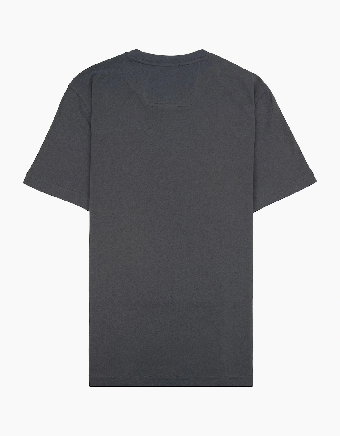Hugo Boss Tape Logo Tee T Shirt Grey 027