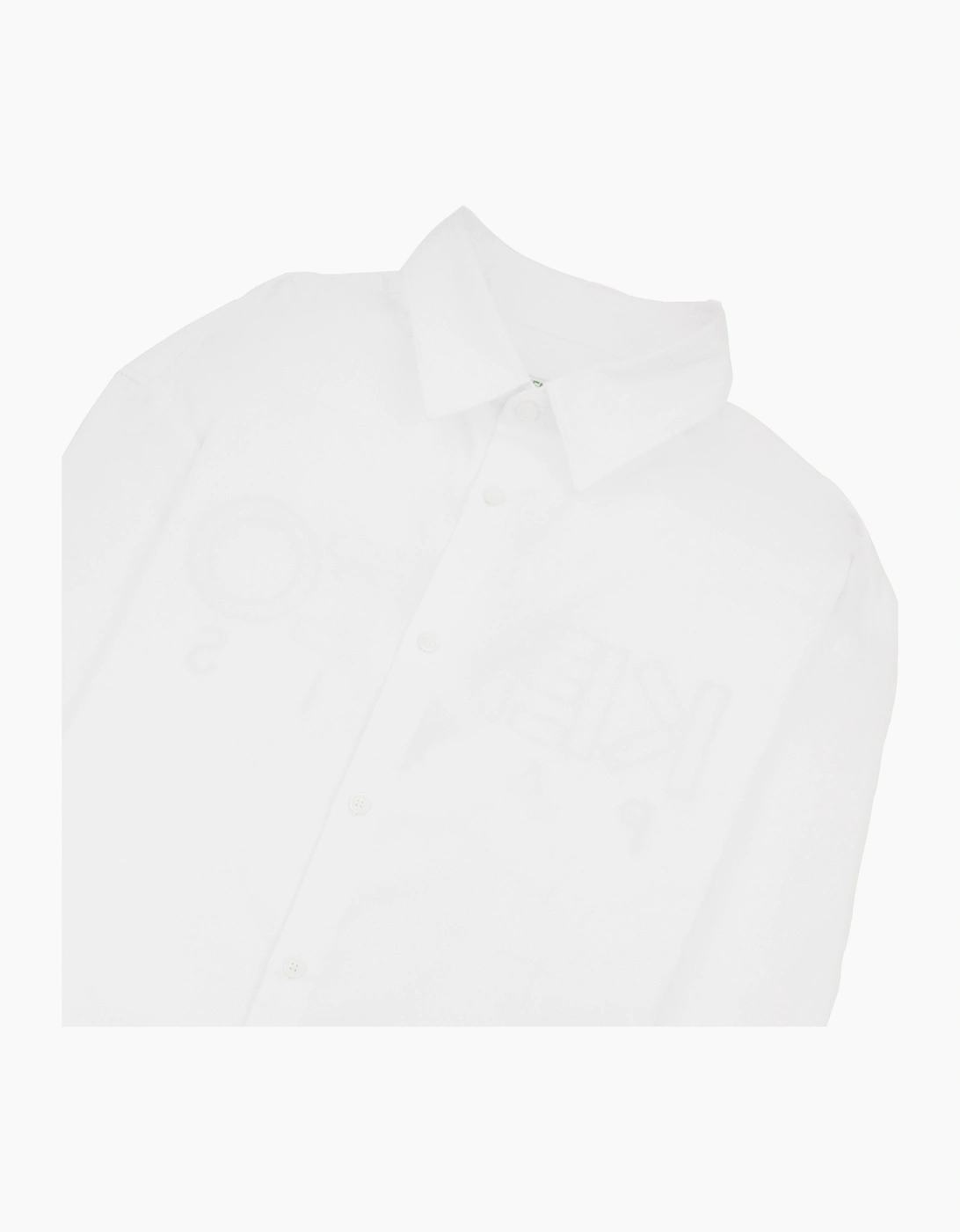 Kenzo Back Logo Long Sleeve Shirt White/black