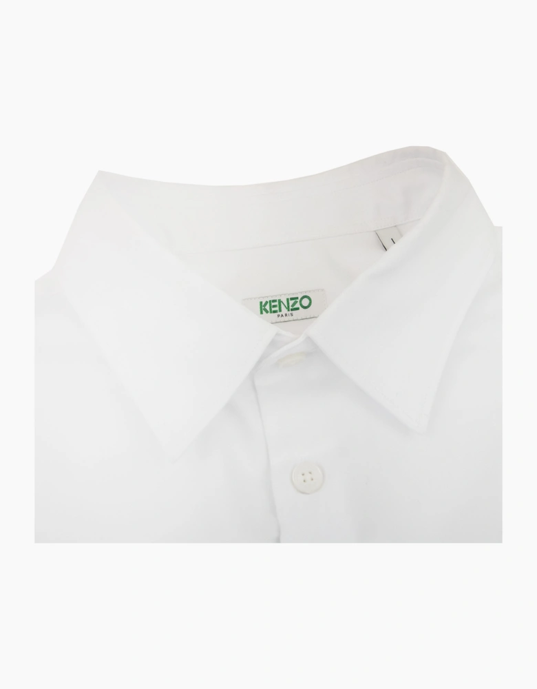 Kenzo Back Logo Long Sleeve Shirt White/black
