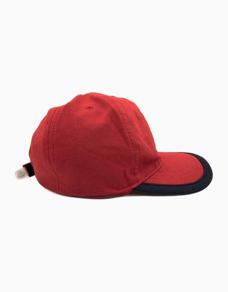 Moncler Junior Moncler Logo Cap Red