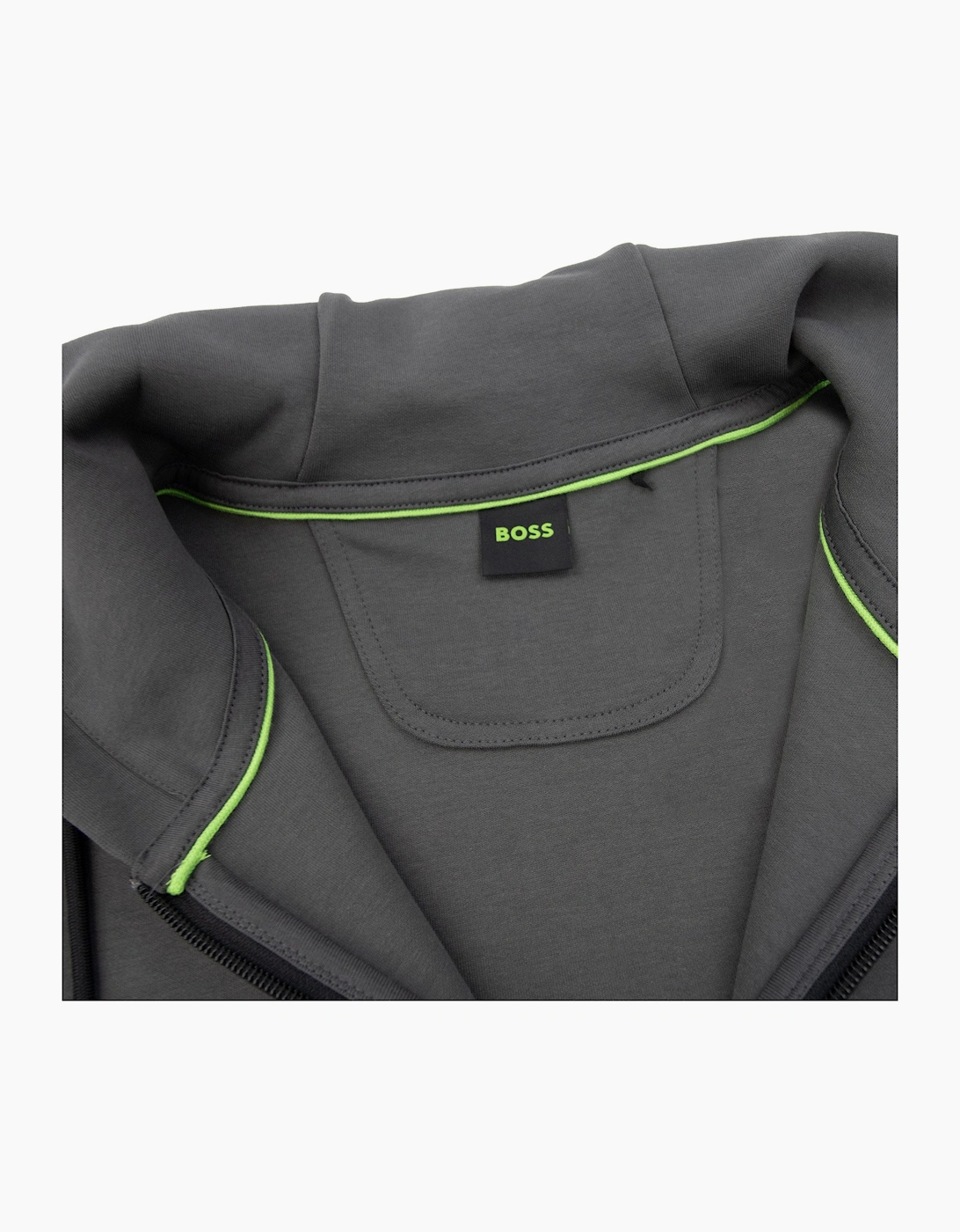 Hugo Boss Saggy Tape Tracksuit Top Grey 027
