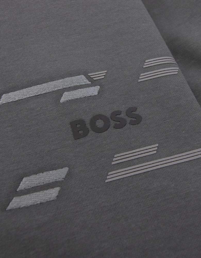 Hugo Boss Saggy Tape Tracksuit Top Grey 027