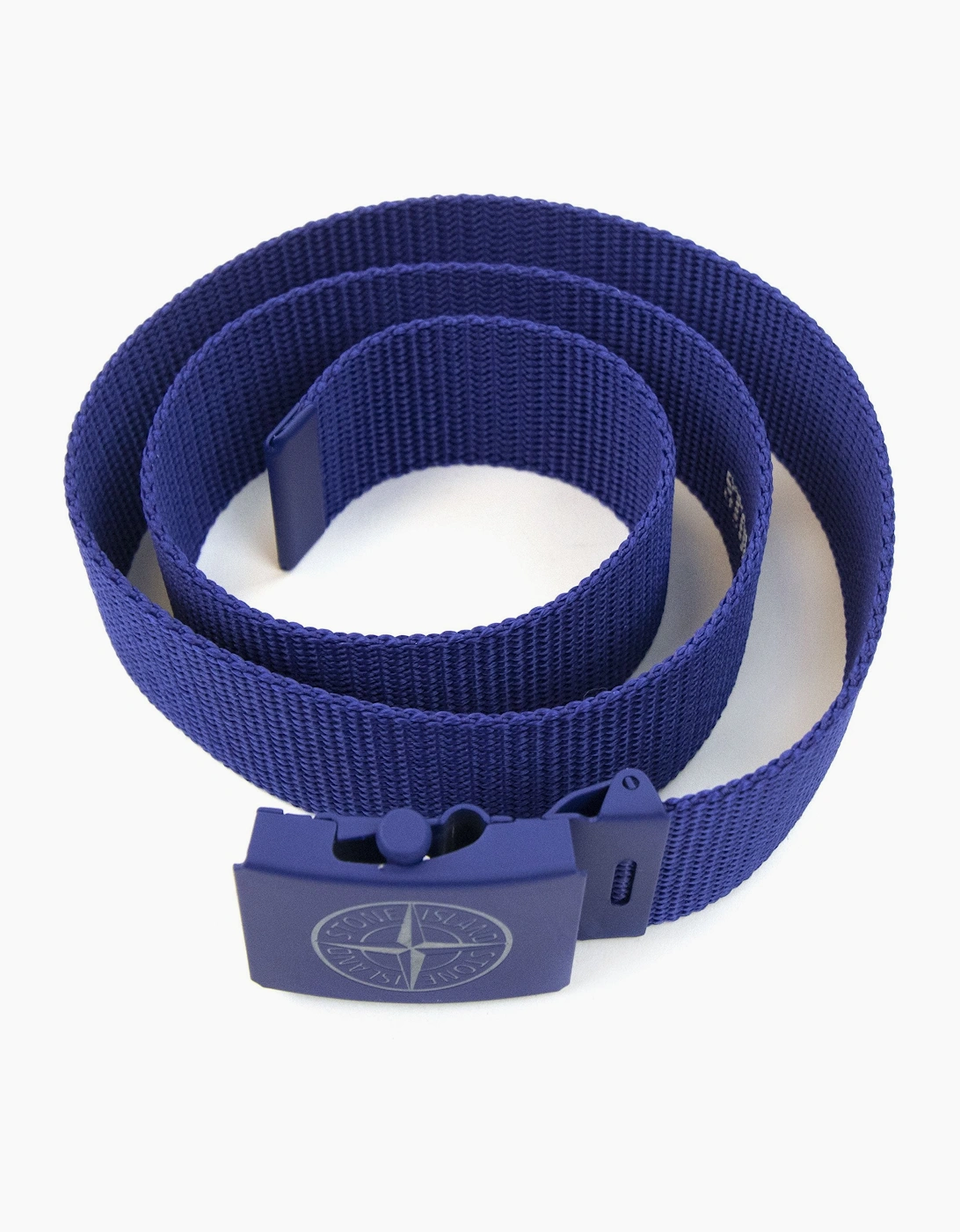 Stone Island Junior 90467 Logo Belt Blue V0027
