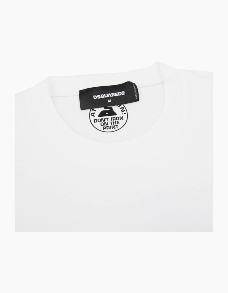 Dsquared2 Surf Board Cool T Shirt White 100