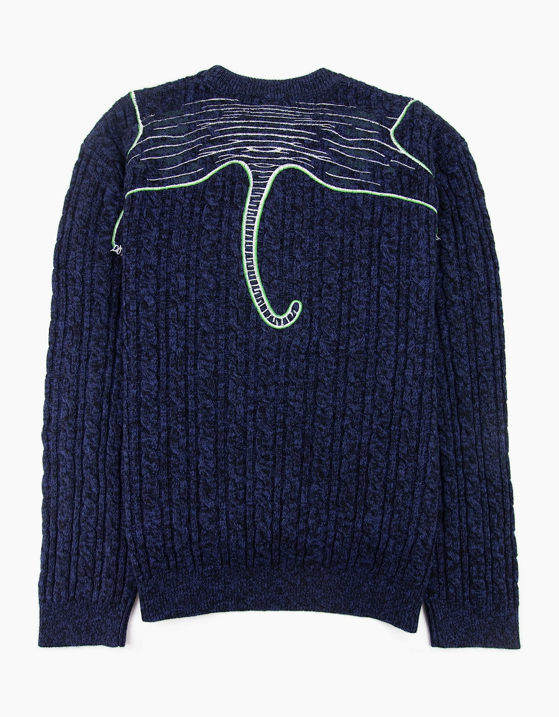 Kenzo Claw Tiger Knitted Jumper Blue