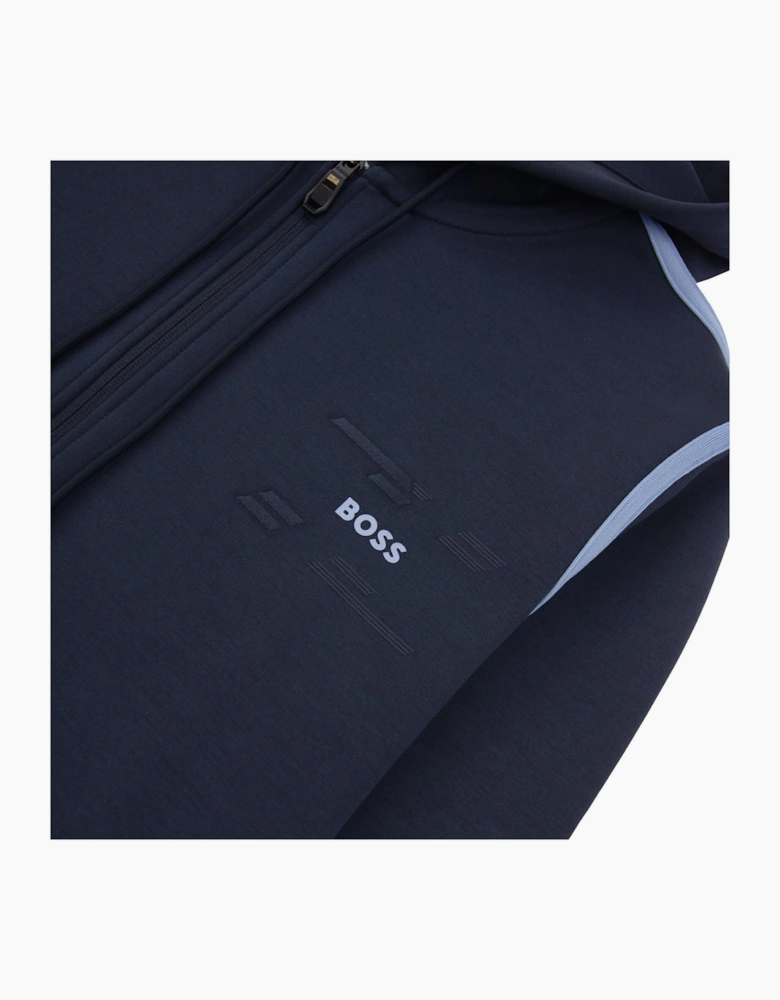 Hugo Boss Saggy Tape Tracksuit Top Navy 402