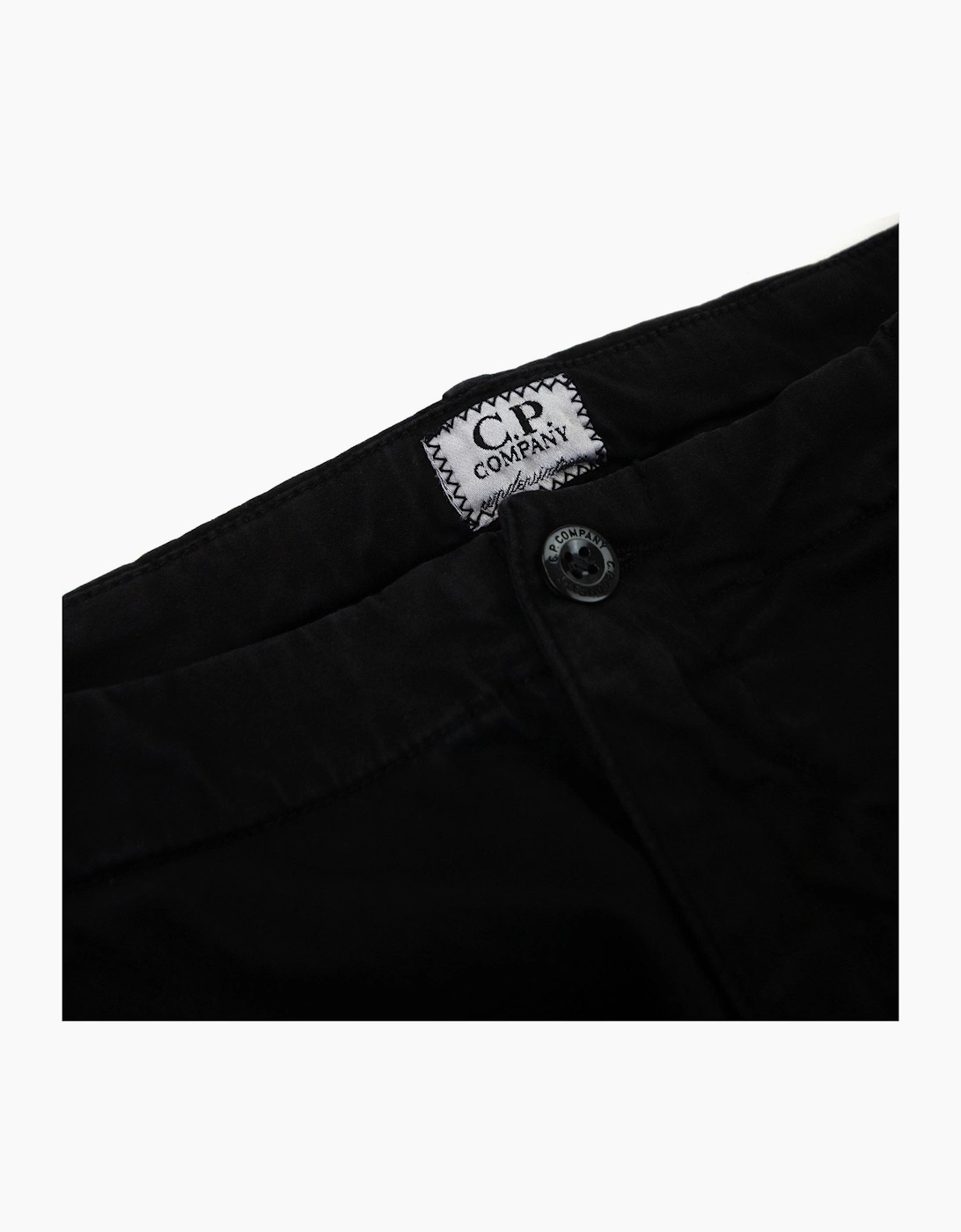 Cp Company Undersixteen U16 Stretch Sateen Peach Pocket Pants Black 999