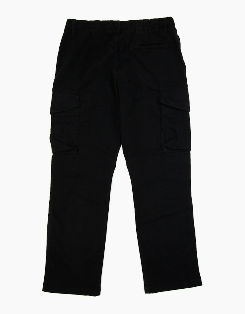 Cp Company Undersixteen U16 Stretch Sateen Peach Pocket Pants Black 999