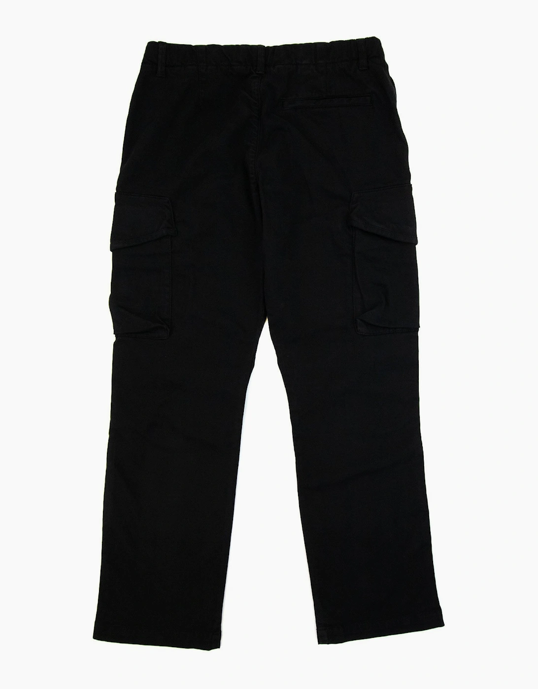 Cp Company Undersixteen U16 Stretch Sateen Peach Pocket Pants Black 999
