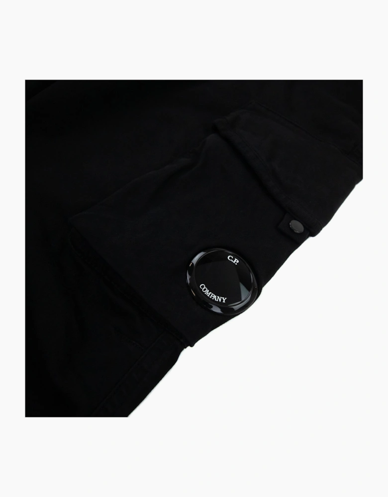 Cp Company Undersixteen U16 Stretch Sateen Peach Pocket Pants Black 999