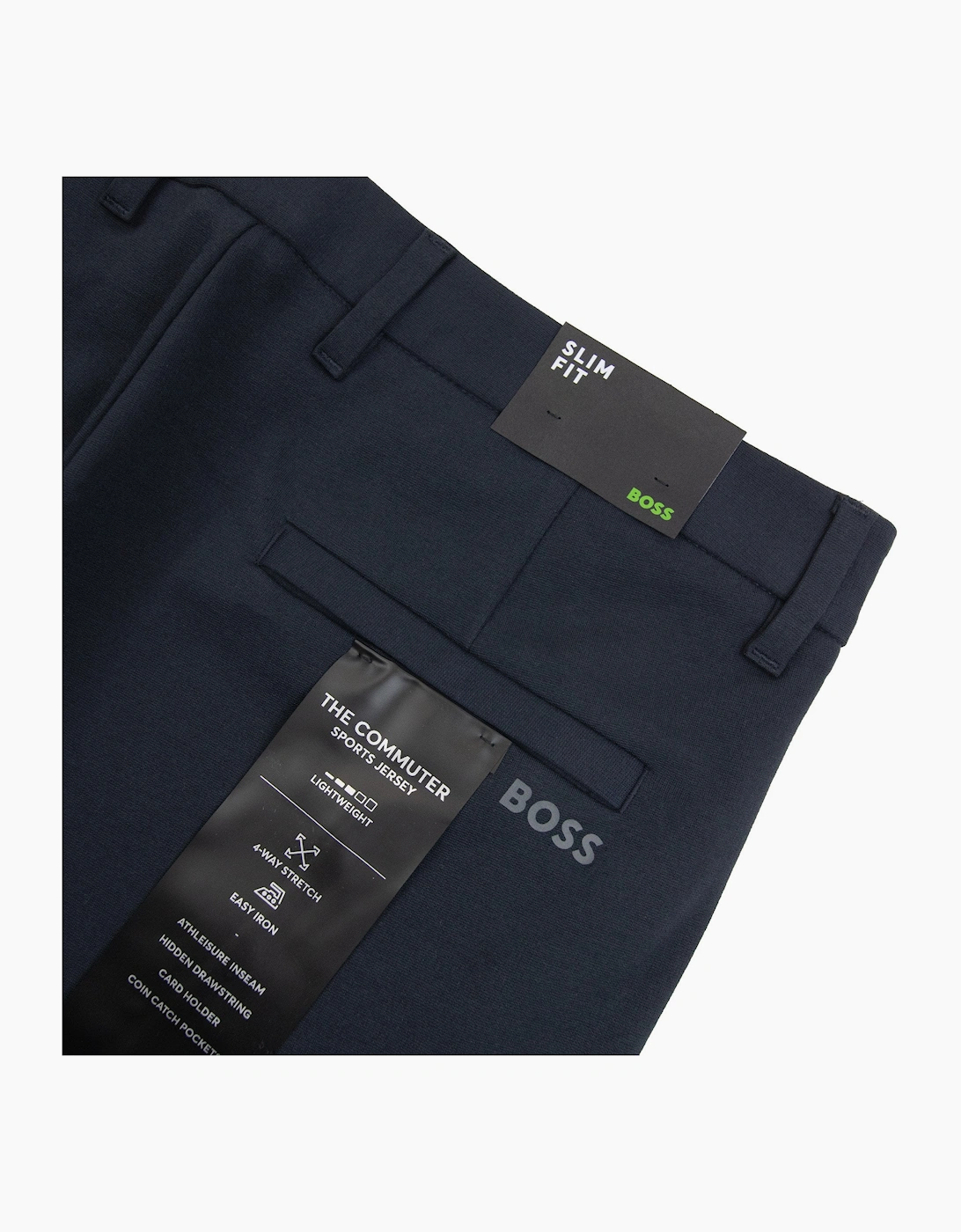 Hugo Boss T Commuter Slim Fit Stretch Fabric Trouser Navy 402