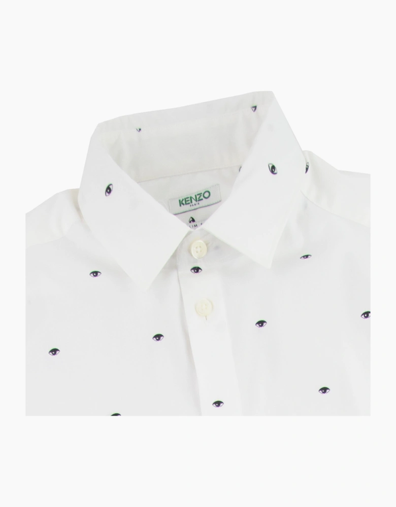 Kenzo Eye Slim Fit Shirt White