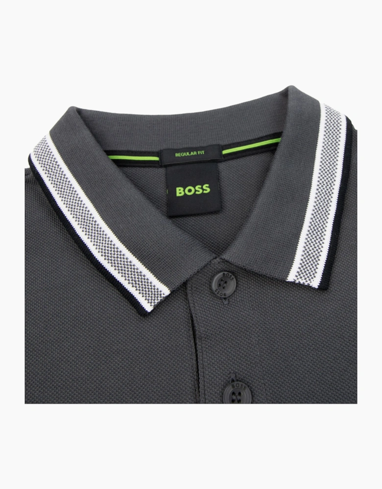 Hugo Boss Paddy Embroidered Logo Polo Grey 027