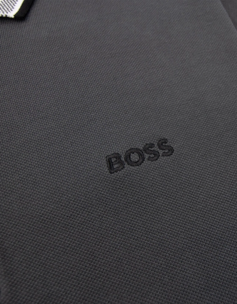 Hugo Boss Paddy Embroidered Logo Polo Grey 027