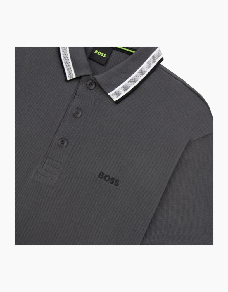 Hugo Boss Paddy Embroidered Logo Polo Grey 027