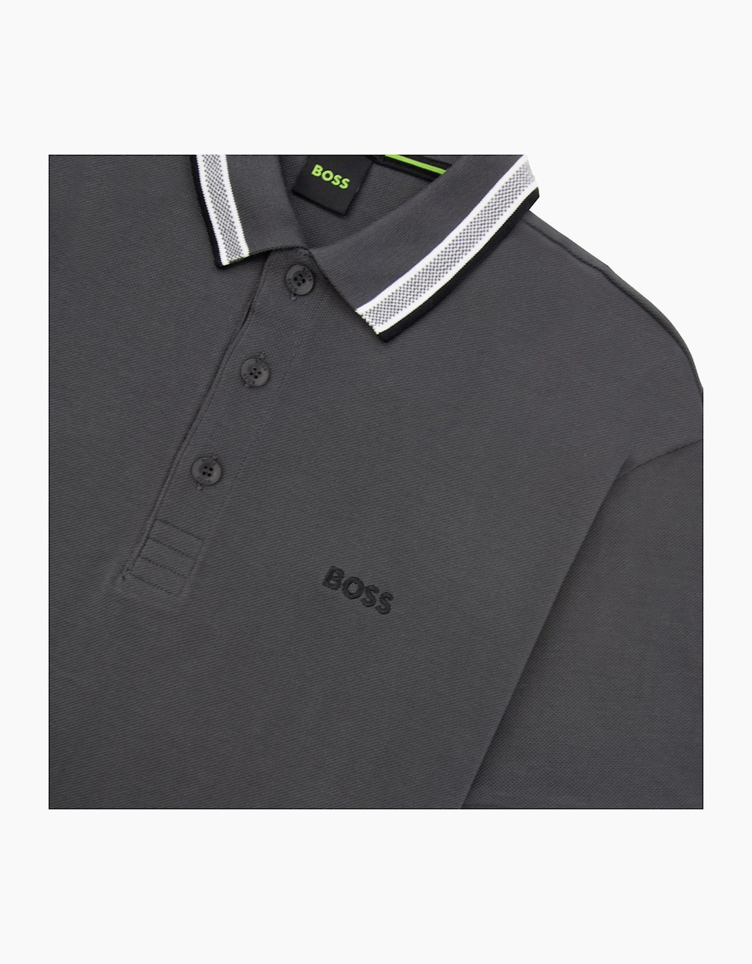 Hugo Boss Paddy Embroidered Logo Polo Grey 027