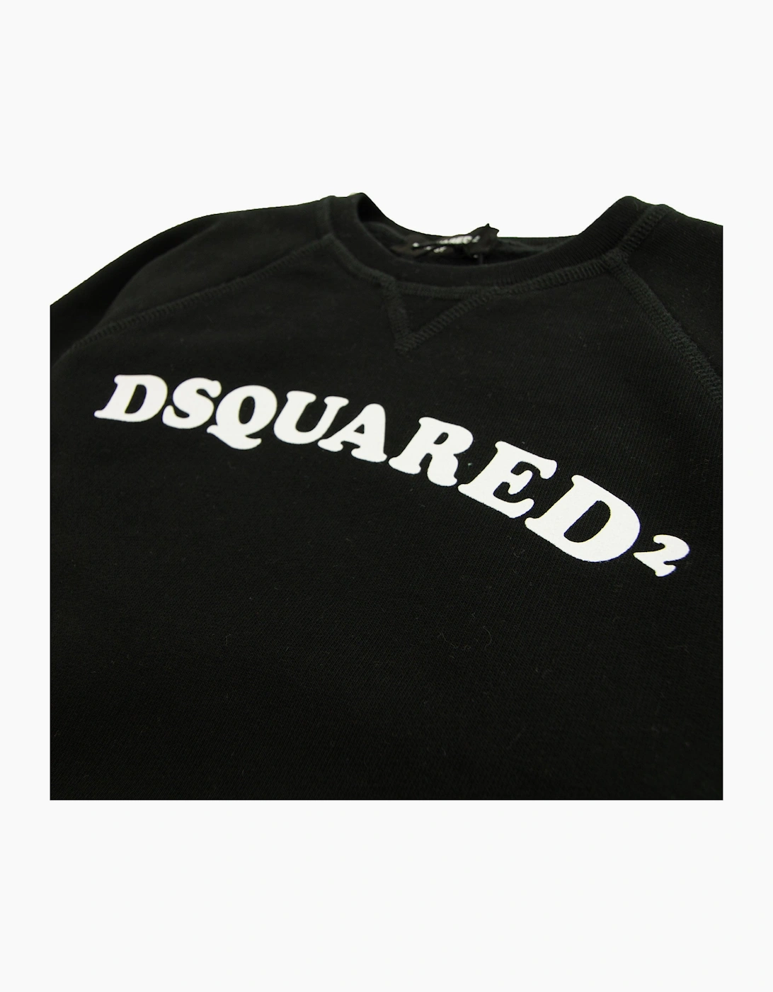 Dsquared2 Kids Arch Logo Crewneck Sweatshirt Black