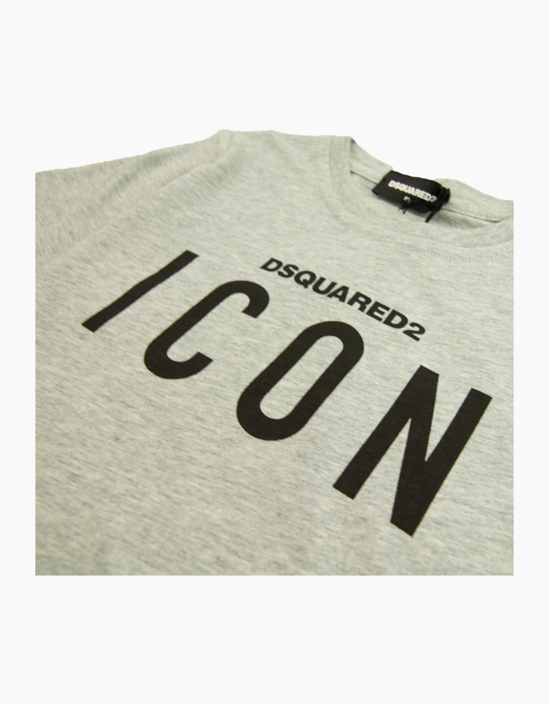 Dsquared2 Kids D2 Icon Chest Logo Grey